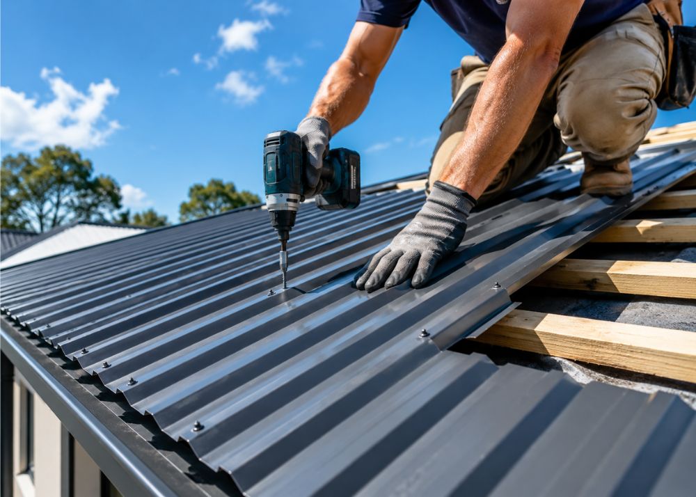 Roofing Services Kilcunda Metal roof sheet installation on residential home